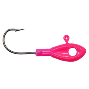 Leland's Lures Eye Hole Minnow Head Jig Head Pink 1/16 oz.