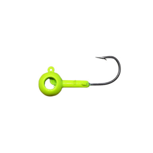 Leland Eyehole Round Jighead - 1/32oz Chartreuse