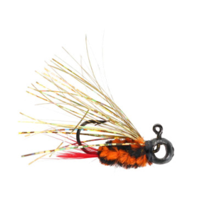 Leland's Lures Crappie Magnet Eye Hole Bream Boss Jig Orange 1/32 oz.