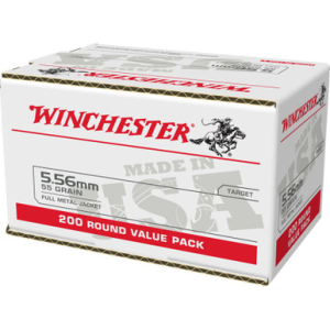 chester USA556L2 USA 5.56 NATO 55 GR FMJ 200 Rounds Ammo