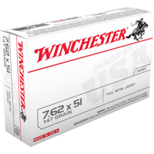 Winchester Q3130 USA 7.62x51mm NATO 147 GR FMJ 20 Rounds chester Q3130 USA 7.62x51mm NATO 147 GR FMJ 20 Rounds Ammo