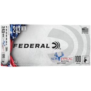 eral 243DT100 NonTypical 243 100 GR SP 20 Rounds Ammo