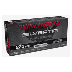chester Silvertip .223 Rem Ammuntion Defense Tip 64 Grain W223ST 20 Rounds Ammo