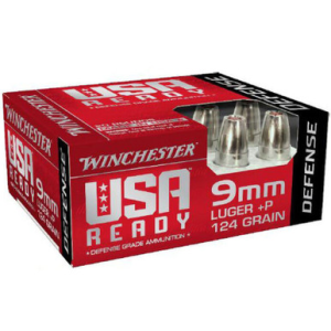 chester USA Ready Defense 9mm Luger P Ammunition 124 Grain JHP 20 Rounds Ammo
