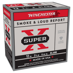 Winchester 12 Gauge 2.75 25 Rnds Blanks chester 12 Gauge 2.75 25 Rnds Blanks Ammo