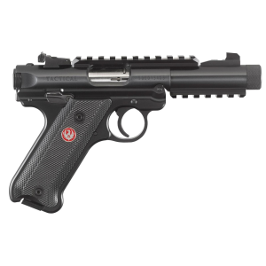 Ruger Ruger Mark IV Tactical .22 LR 4.4 Inch Threaded Barrel Adjustable Rear Sight Top/Bottom Picatinny Rail Checkered Natural Angle Grip 10 Round - $572.99 at Sportsman Fulfillment