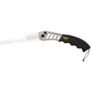 Wicked Tree Wicked Tree Gear WTG001 Hand Saw Folding Saw 7" High Carbon Steel Blade Black Overmolded Aluminum Handle - $23.59 at Sportsman Fulfillment