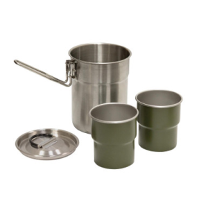 Stansport 2 Person Backpacking Cook Set 1L Stainless Steel