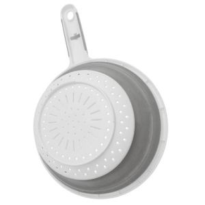 Sona SONA Collapsible Colander with Handle 8.85 x 13 Inch White/Gray - $4.99 at Sportsman Fulfillment