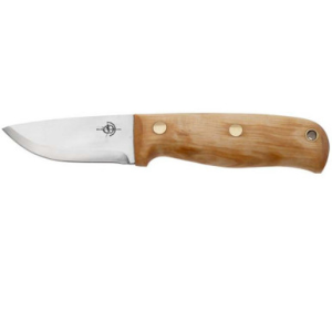 Helle Wabakimi Sleipner Fixed Blade Knife 3.14 in Birch Handle