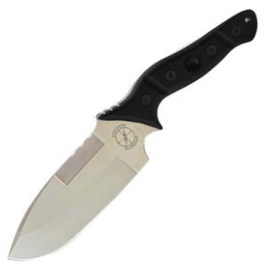 Sniper Bladeworks Sniper Bladeworks MAMU Fixed Blade Knife Black G-10 Satin - $195.00 at Sportsman Fulfillment