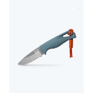 Benchmade Intersect 2.68in Serrated MagnaCut Fixed Blade Knife Blue