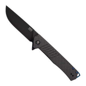 Tekto TEKTO F1 Alpha Folding Knife 3.1" D2 Carbon Fiber Blue Accents - $124.99 at Sportsman Fulfillment