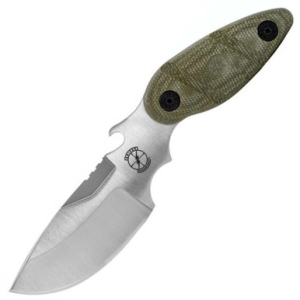 Sniper Bladeworks Sniper Bladeworks Skinner Fixed Blade Knife OD Green/Satin - $115.00 at Sportsman Fulfillment