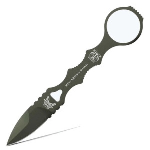 Benchmade Mini SOCP Dagger 1.66" Fixed Blade Knife OD Green