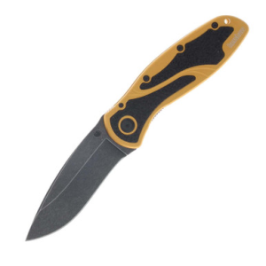 Kershaw Kershaw Blur Gold BlackWash Assisted Folding Knife 3.4 Inch - $99.99 at Sportsman Fulfillment