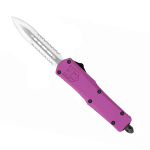 Cobratec CobraTec Small FS-3 Purple Dagger 2-Side Serrated OTF Knife - $99.99 at Sportsman Fulfillment