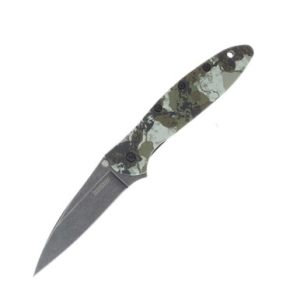 Kershaw Kershaw Leek King's Camo Assisted Folding Knife 3-Inch BlackWash - $89.99 at Sportsman Fulfillment