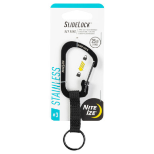 Night Ize Slidelock Key Ring Black