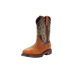 Ariat Work Men's Workhog XT H20 Carbon Toe Boot Tumbled Bark