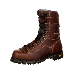Georgia Georgia Boot Men's Logger 9" Low Heel Comp Toe Waterproof Brown - $189.99 at Sportsman Fulfillment