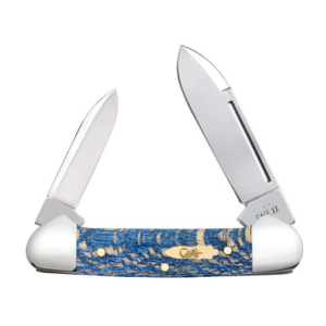 Case Knives Case Baby Butterbean Folding Knife Smooth Blue Sycamore Wood - $82.99 at Sportsman Fulfillment