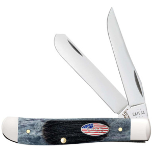 Case Knives Case Mini Trapper Gray Sawcut Jig Bone Folding Knife - $69.99 at Sportsman Fulfillment