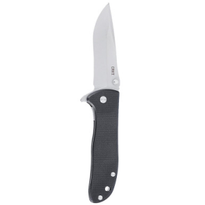 Crkt CRKT 6450D2 Drifter EDC 2.88" Folding Drop Point Plain Stonewashed D2 Steel Blade, Black Textured G10 Handle - $37.59 at Sportsman Fulfillment