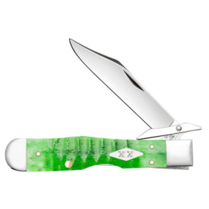 Case Knives Case XX Cheetah Cub Gator Jig Bright Green Bone 11446 Stainless Pocket Knife - $97.99 at Sportsman Fulfillment
