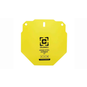 Aob Caldwell AR500 13-Inch Octagon Steel Shooting Target, Yellow - $83.99 at Sportsman Fulfillment