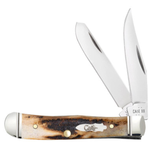 Case Knives Case Genuine Stag Tiny Trapper Folding Knife with Gift Tin - $109.99 at Sportsman Fulfillment