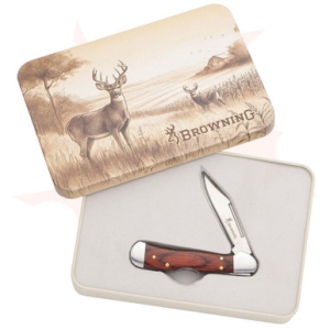 Browning Browning 2026 Whitetail Folding Knife with Gift Tin - $24.99 at Sportsman Fulfillment
