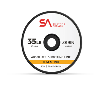 Scientific Anglers Absolute Shooting Line - Flat Mono - Optic Green - 50lb / 600M