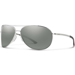 Smith Serpico 2.0 Sunglasses - ChromaPop Polarized - Silver with Platinum