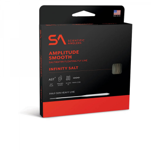 Scientific Anglers Amplitude Smooth Infinity Saltwater Fly Line - Black and Sand and Horizon - WF11F
