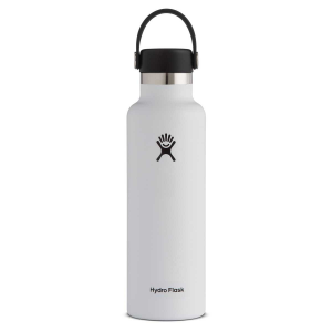 Hydro Flask Standard Mouth Insulated Water Bottle with Flex Cap - 21 oz - White - 21oz