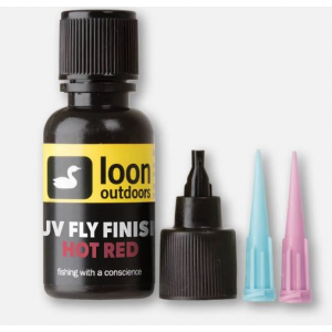 Loon UV Fly Finish - Hot Red - 0.5oz