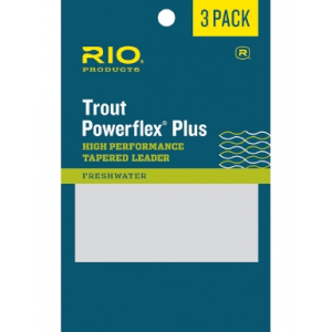 Rio Powerflex Plus Leader - 3 pack - One Color - 9ft 3X