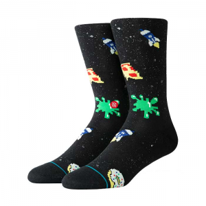 Stance Space Food Crew Sock - Men's - Black - L