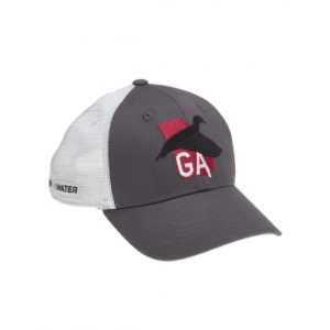 RepYourWater Georgia Woody Mesh Back Hat - Grey and White - One Size