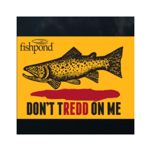 Fishpond Don't Tredd Sticker - One Color - 6 in