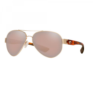 Costa South Point Sunglasses - Polarized - Rose Gold with Copper Silver Mirror 580G