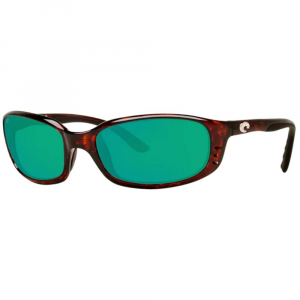 Costa Brine Sunglasses - Polarized - Tortoise with Green Mirror 580G