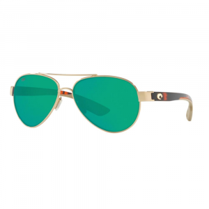 Costa Loreto Sunglasses - Polarized - Rose Gold with Green Mirror 580P