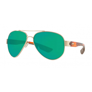 Costa South Point Sunglasses - Polarized - Rose Gold with Green Mirror 580P