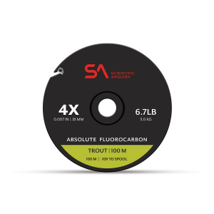 Scientific Anglers Absolute Fluorocarbon Trout Tippet - 100M - Clear - 5X