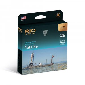 Rio Elite Flats Pro Fly Line - Aqua and Orange and Sand - WF8F