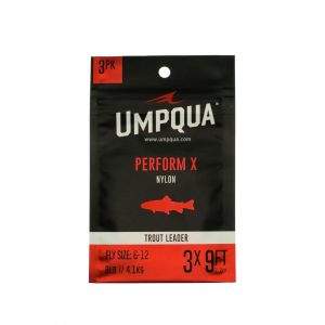 Umpqua Perform X Trout Leader - 3 Pack - One Color - 9ft 6X