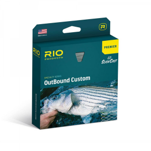 Rio Premier Outbound Custom Fly Line - Black and Transparent Green - T-14