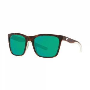 Costa Panga Sunglasses - Polarized - Shiny Tortoise with Green Mirror 580P